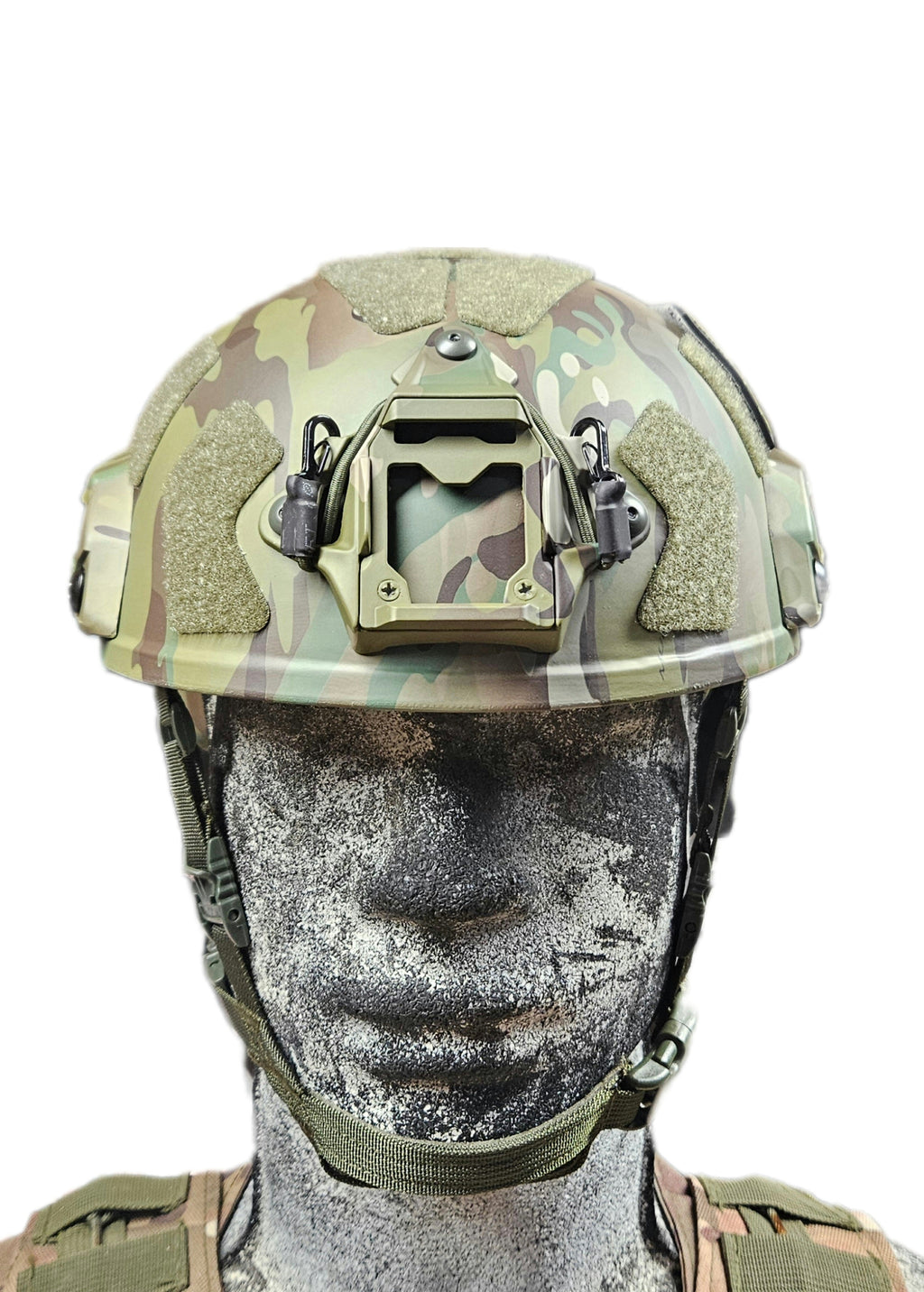 Ballistic Helmet RT2 High Cut Helmet: Tested to LEVEL IIIA (Included Arc Rails, Padding, Straps)