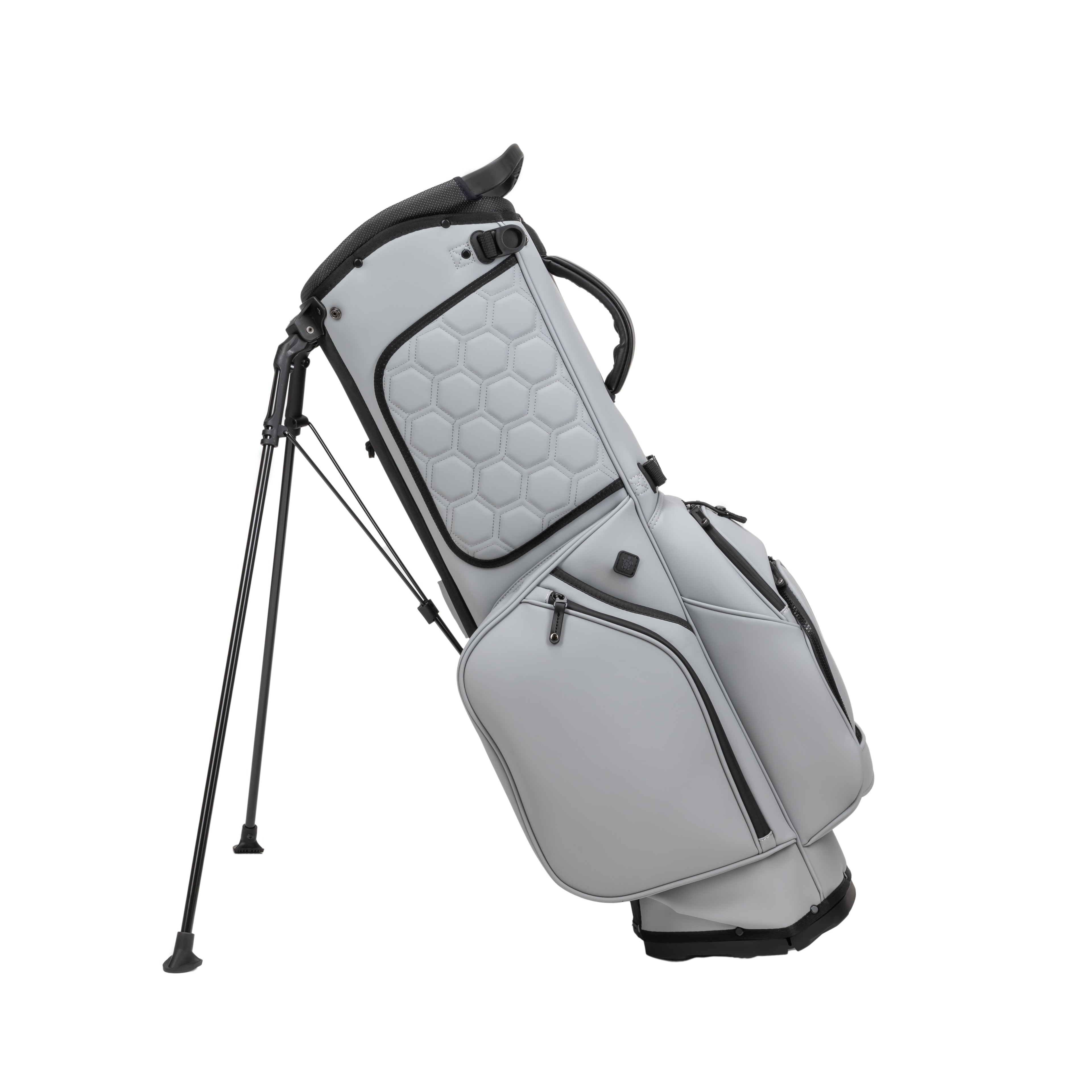 LUX 9.5" 14-Way Hybrid Stand Bag: Fossil (Gray)